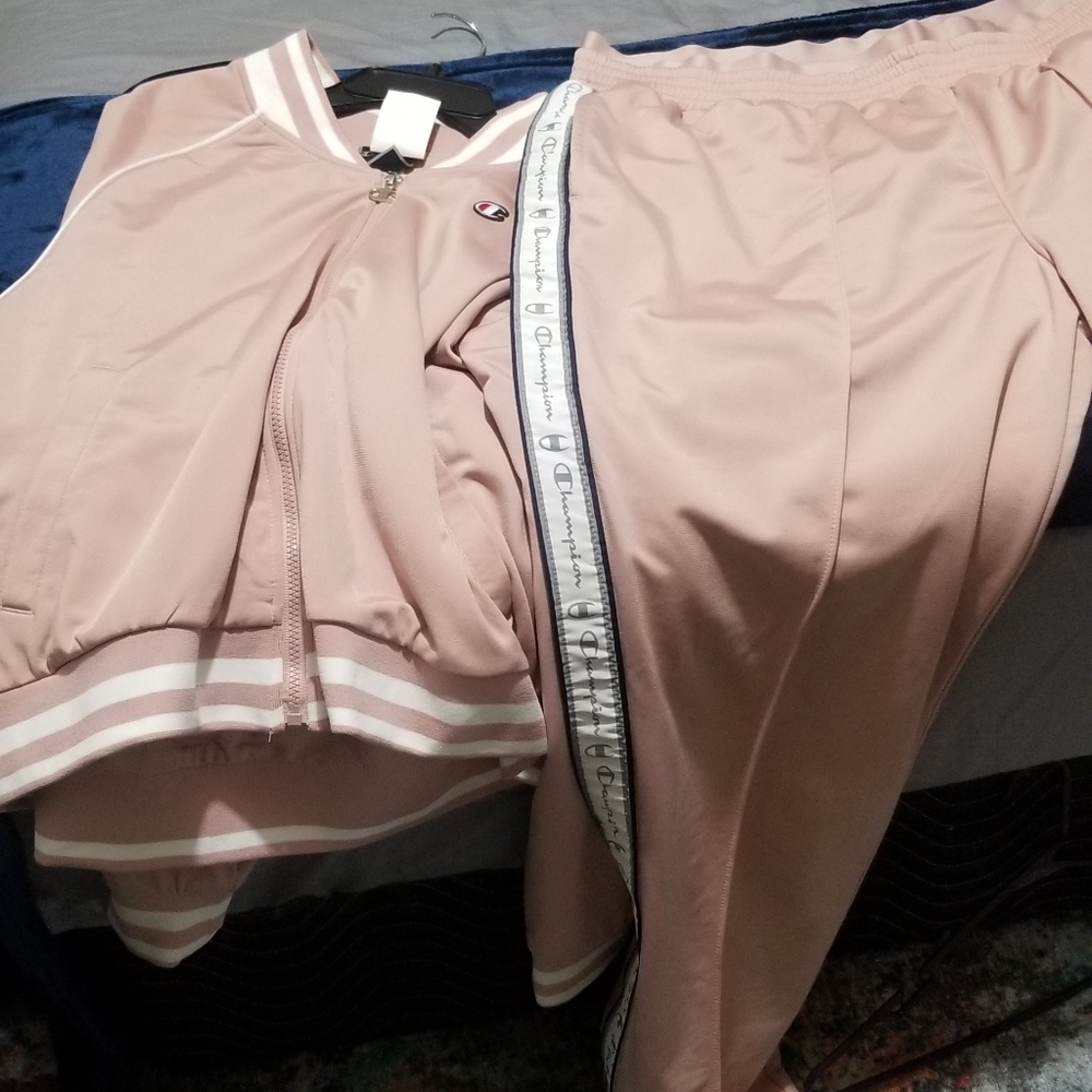 Champion track suit
